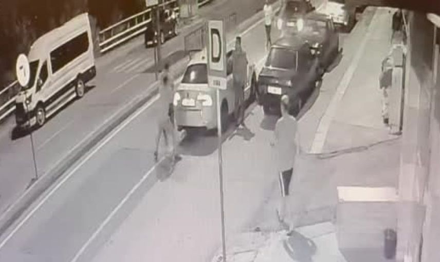 Samsun'da pompalı tüfekli saldırının güvenlik kamerası görüntüleri ortaya çıktı