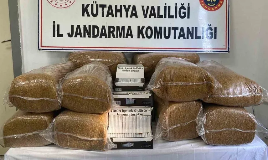 Kütahya'da jandarmadan kaçakçılıkla mücadele operasyonu