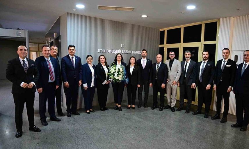 Başkan çerçioğlu, sanayi odası başkanı maraş ile bir araya geldi