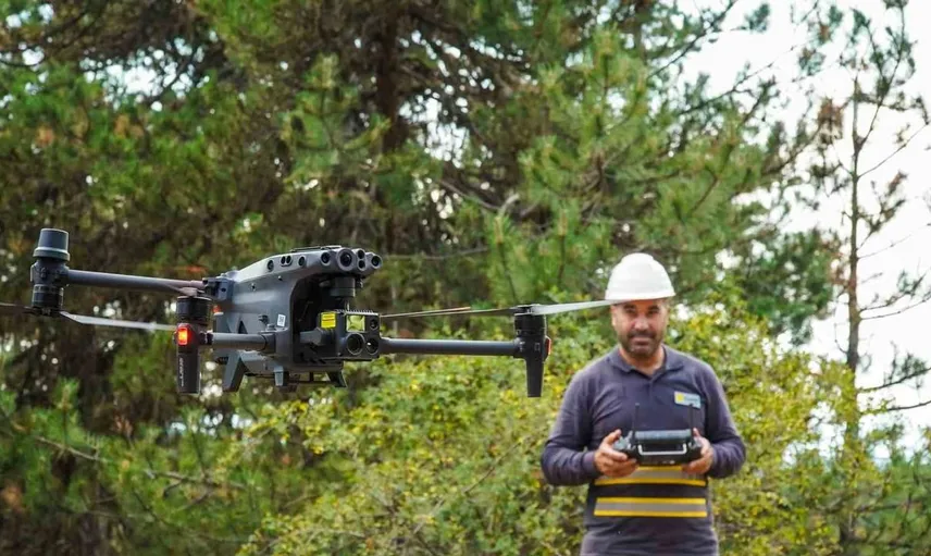 Enerjisa dağıtım şirketleri ormanlık alanlarda drone teknolojisiyle şebekelerini izliyor