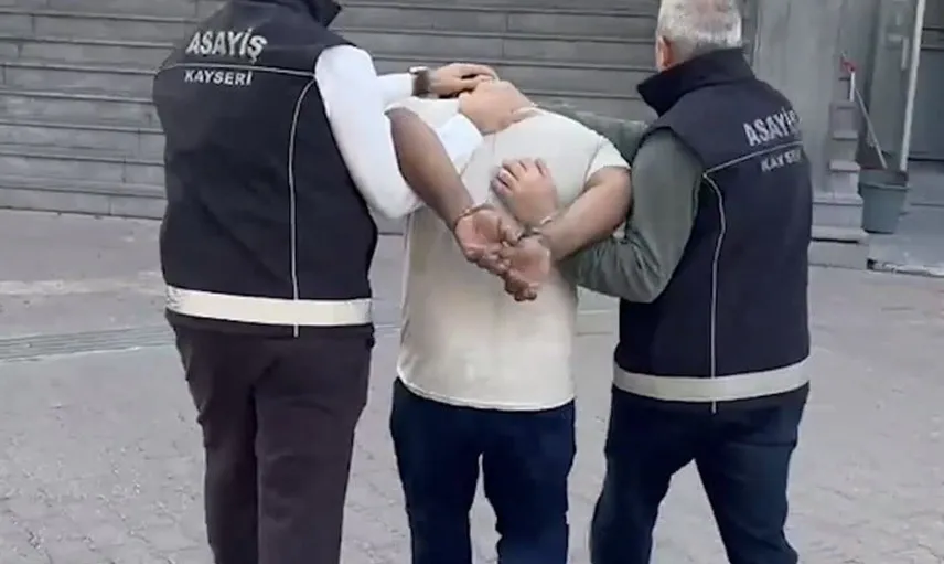 Kayseri'de hırsızlık suçundan cezası kesinleşen şahıs yakalandı
