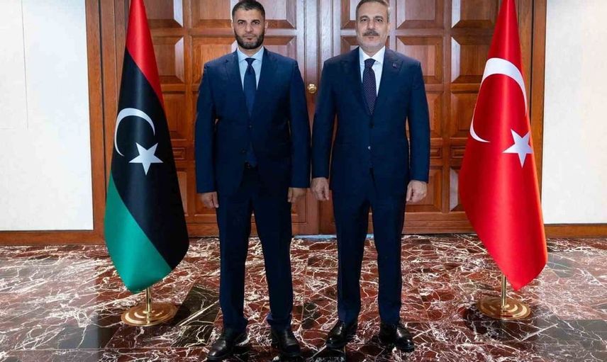 Hakan Fidan, Libya içişleri bakan vekili trabelsi ile görüştü