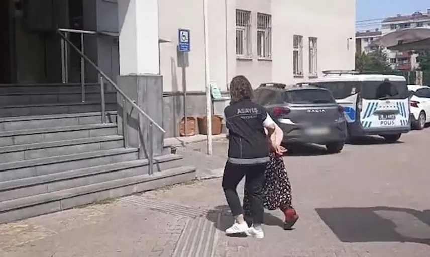 Kayseri'de 33 yıl hapis cezası bulunan kadın polisten kaçamadı