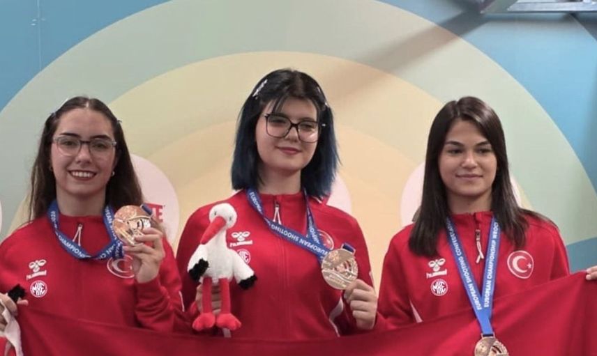 U23 Avrupa şampiyonasında havalı tüfek kadın ve erkek takımları bronz madalya kazandı