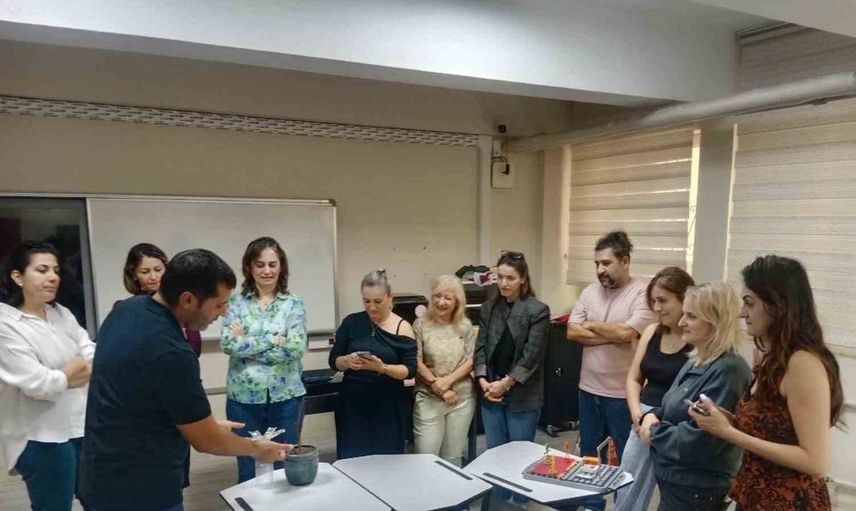 Aydın’da öğretmenlere mesleki gelişim için STEM eğitimi verildi
