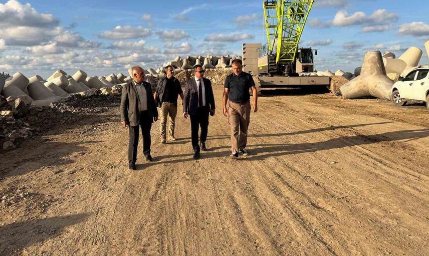 Melen Deresi'ndeki mahmuz çalışmaları yerinde gözlemlendi