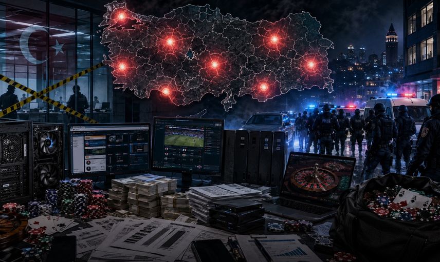 9 İlde Yasadışı Bahis Operasyonu: 32 Şirkete El Konuldu