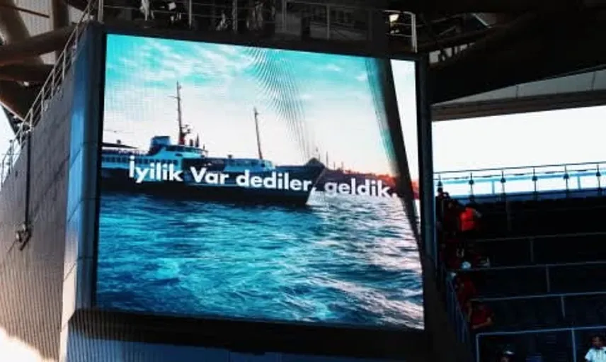 Fenerbahçe-Beşiktaş derbisinde iyilik için tanıtım yapıldı