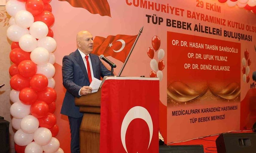Trabzon'da tüp bebek aileleri Cumhuriyet Bayramı'nda bir araya geldi