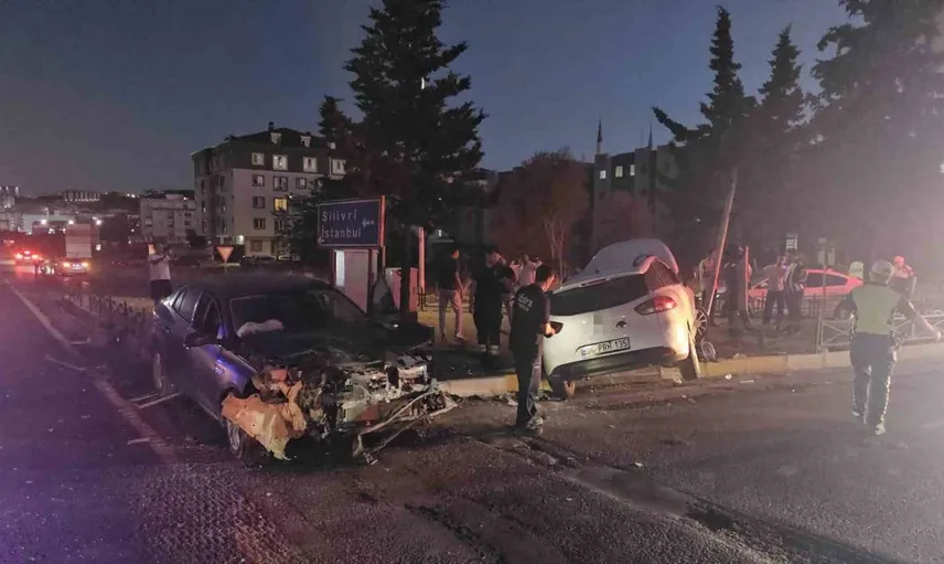 Çerkezköy'de korkunç kaza: 6 kişi yaralandı