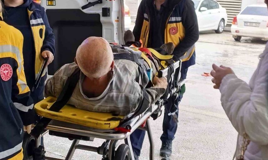 Yük asansörü kazasında bir işçi yaralandı