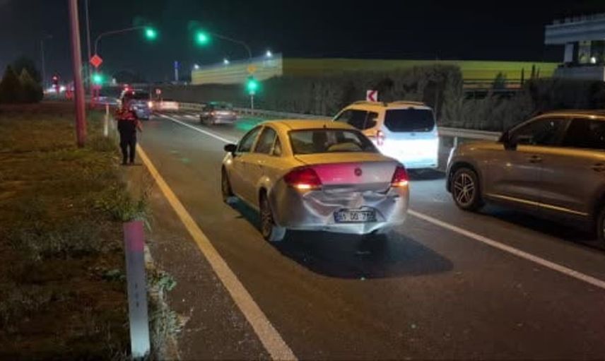 Düzce'de trafik kazasında iki kişi yaralandı