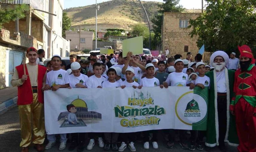 Gercüş'te çocuklara namaz eğitimi final etkinliği yapıldı