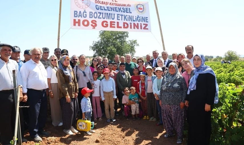 Gölbaşı'nda bağ bozumu şenlikleri coşkuyla başladı