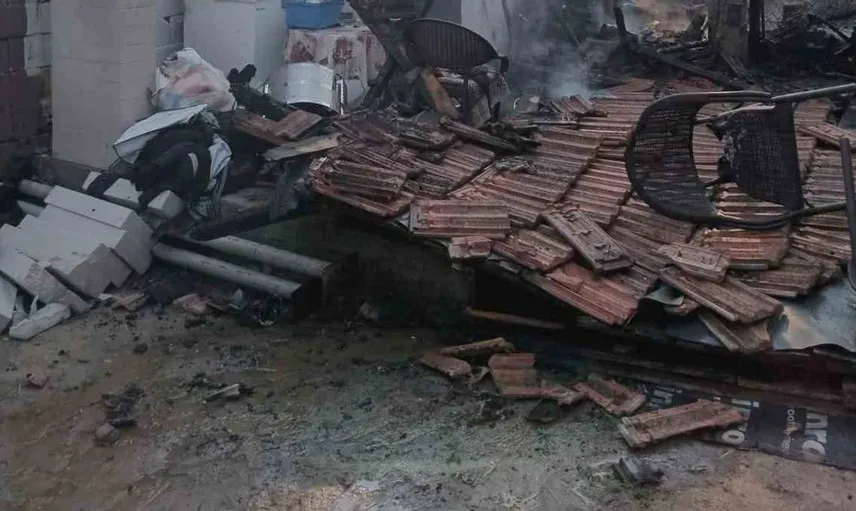 Babaeski'deki hububat deposunda yangın: büyük hasar