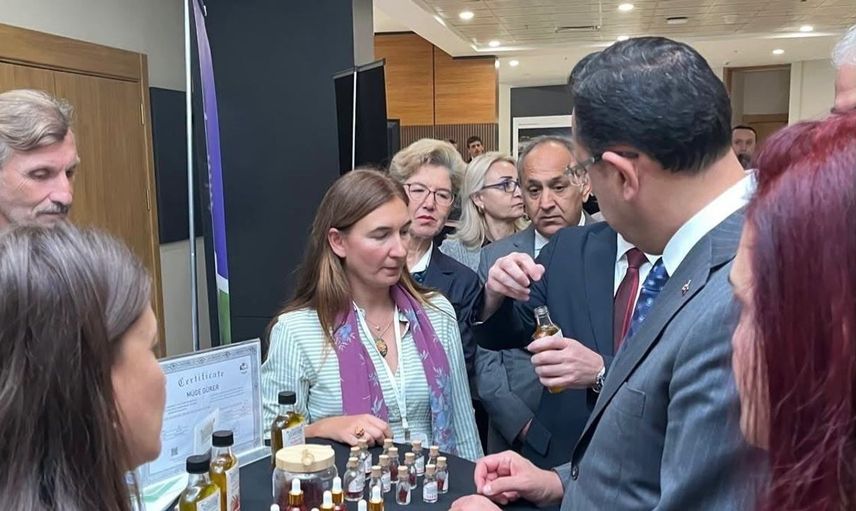 Muğlalı kadınların safran projesi ödüllendirildi
