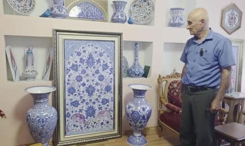 Kütahyalı çini ustası Mehmet Koçer'den önemli mesaj: Çinicilik mimariyle buluşmalı