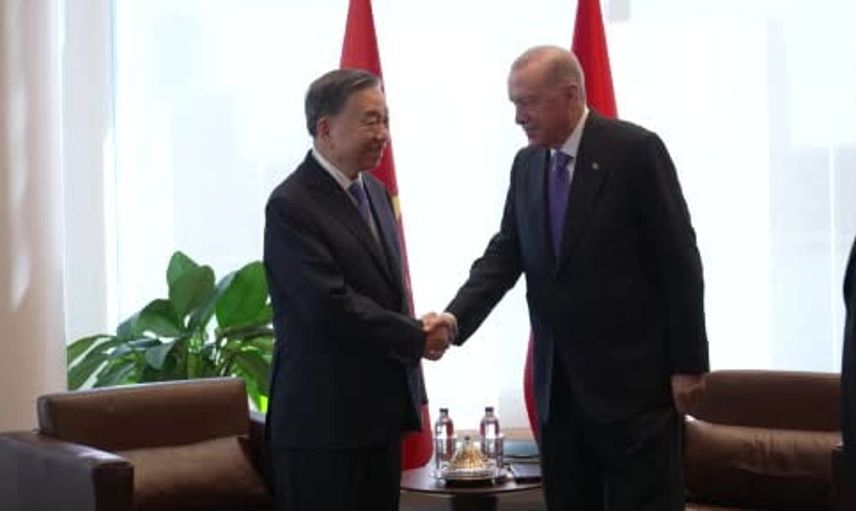 Cumhurbaşkanı Erdoğan, New York'ta Vietnam Devlet Başkanı ile bir araya geldi