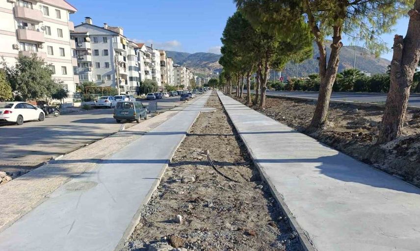 Söke bisiklet ve yürüyüş yolu projesinde önemli aşama kaydedildi