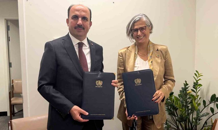 Uğur İbrahim Altay, BM ile iklim dostu şehirler için önemli protokolü imzaladı