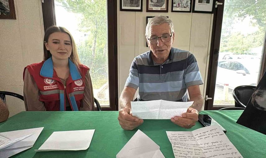 Marmaris'teki öğrencilerden gazilere anlam dolu mektuplar