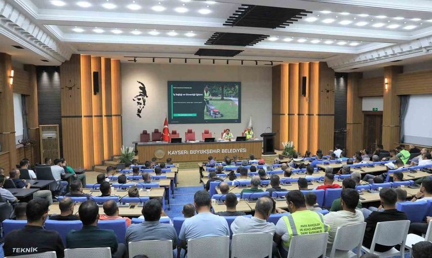 Kayseri Büyükşehir’de iş güvenliği seferberliği: 763 personele temel eğitim