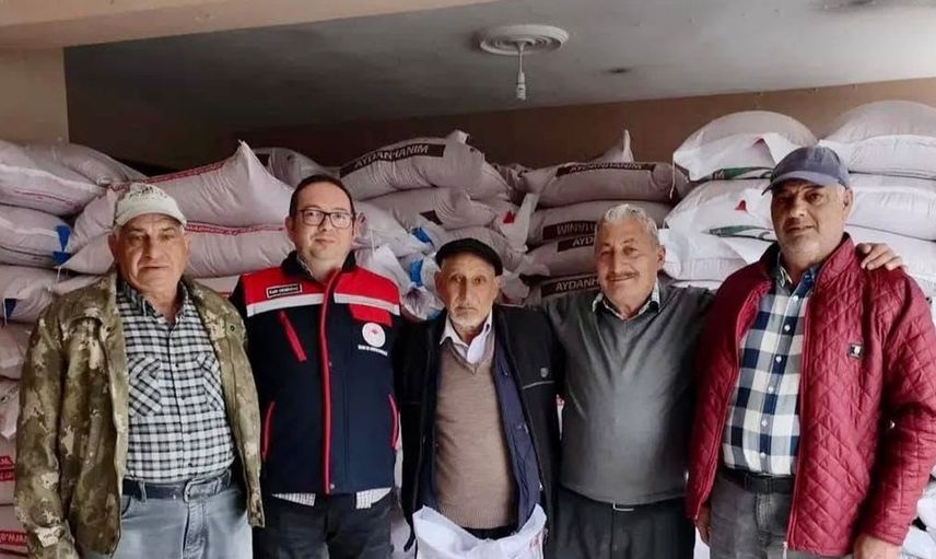 Bayat ilçesinde üreticilere destek: Yüzde 50 hibe ile buğday tohumu dağıtımı yapıldı