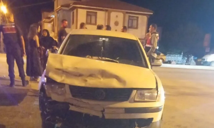 Hüyük’te motosiklet ile otomobil çarpıştı, 2 kişi yaralandı