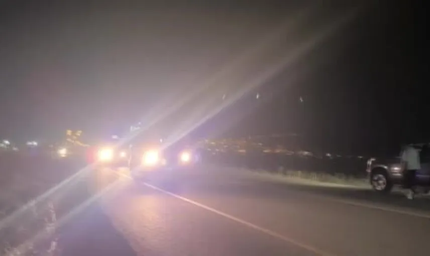 Gercüş'te pikap tarlaya uçtu, iki kişi yaralandı