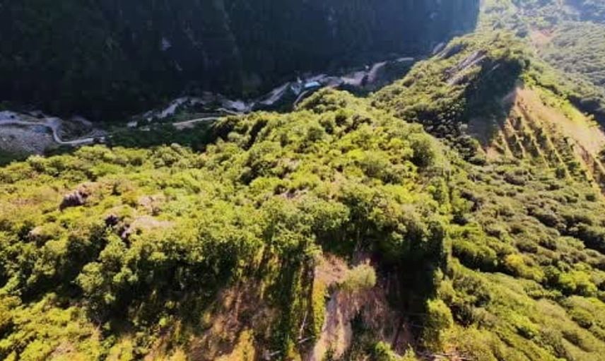 Kocaeli'deki Serindere Kanyonu'nda nefes kesen parkur havadan görüntülendi