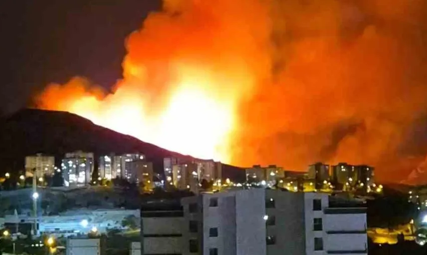 Ankara'da ormanlık alanda yangın: itfaiye ekipleri müdahale ediyor