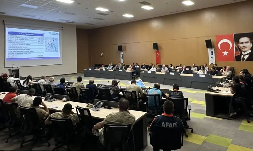 Erzincan'da bölgesel deprem tatbikatı öncesi hazırlık toplantısı düzenlendi