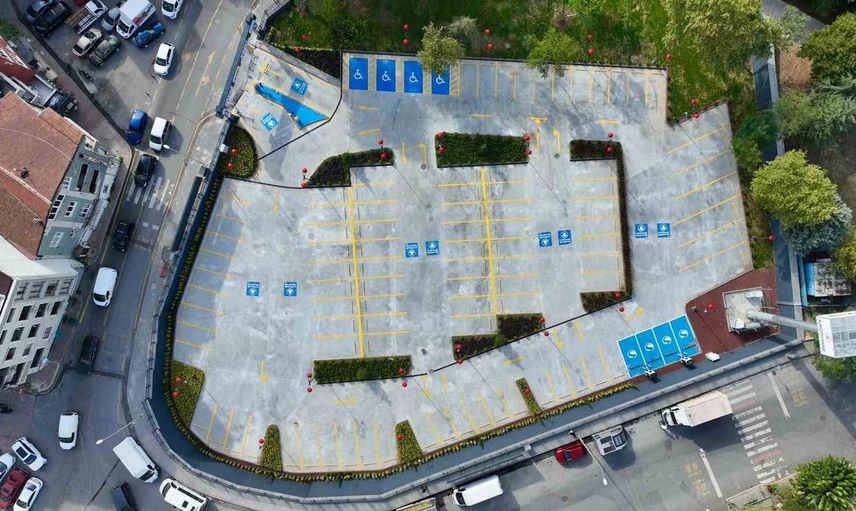 Kağıthane'de yeni bir otopark daha: Çağlayan Açık Otoparkı hizmete girdi
