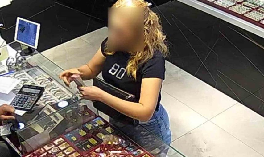 Sahte altın dolandırıcılığına ilişkin güvenlik kamerası görüntüleri ortaya çıktı