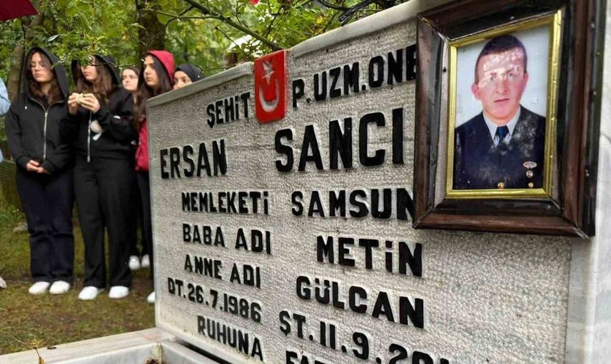 Ladik'teki okul, şehit Ersan Sancı'yı unutmadı
