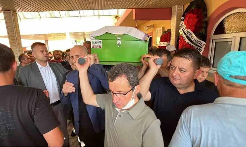 Beypazarı'ndaki maden kazasında yaşamını yitiren işçi son yolculuğuna uğurlandı