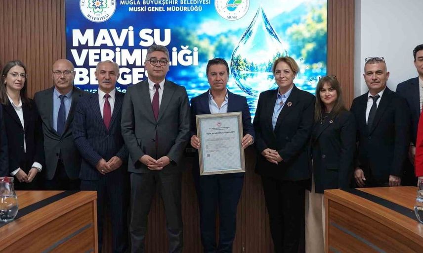 MUSKİ, mavi belge ile su verimliliği alanında öncülük ediyor