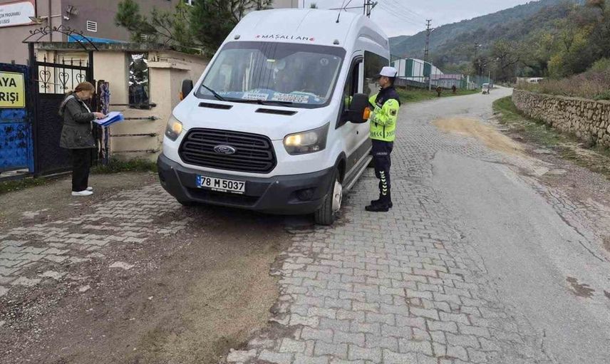 Karabük'te öğrencilerin güvenliği için denetimler devam ediyor