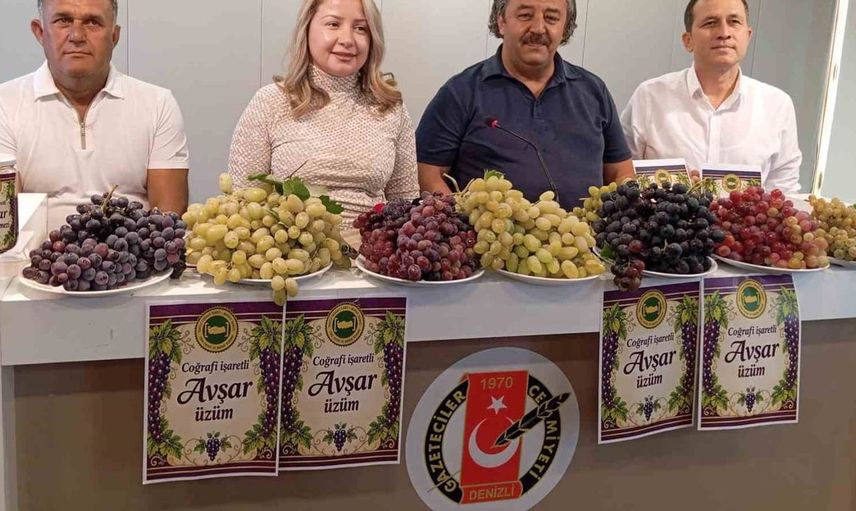Avşar üzümü coğrafi işaretle tescillendi