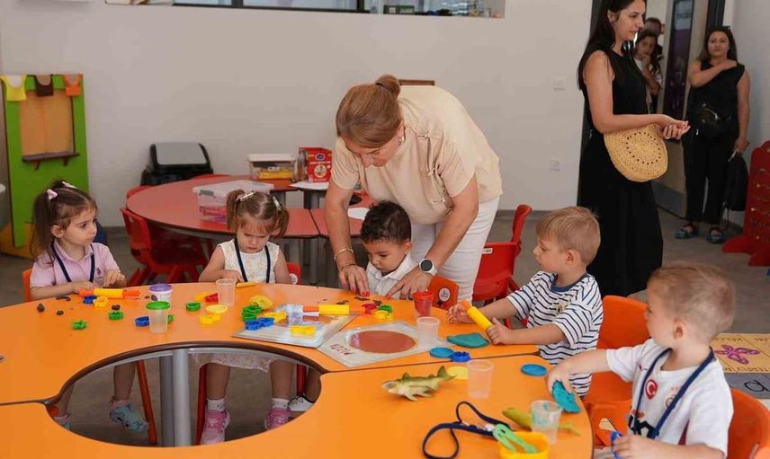 Muratlı gündüz bakımevi ilk öğrencilerine kapılarını açtı