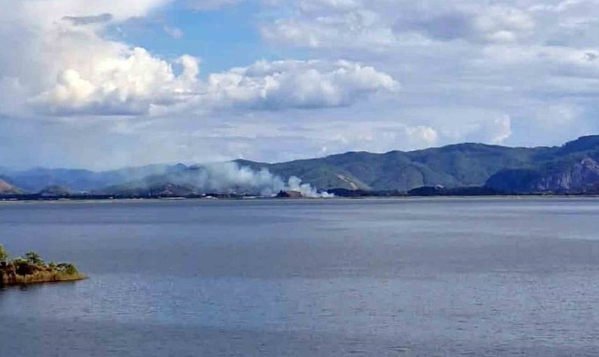 Köyceğiz ile Ortaca arasındaki sazlık alanda çıkan yangın kontrol altına alındı