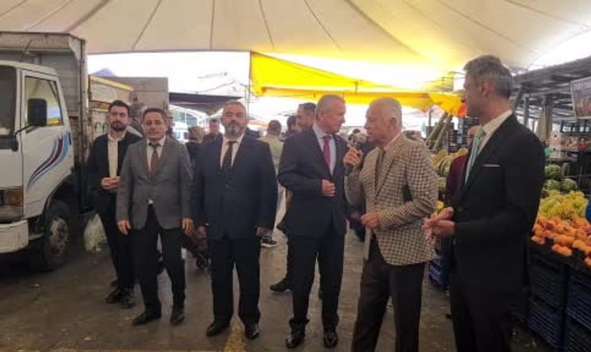 Çaycuma’da ahilik haftası kapsamında esnafa destek ziyareti