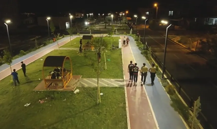 Adıyaman'da asayiş uygulamasında güvenlik güçleri başarı sağladı