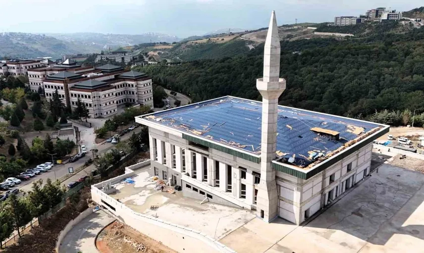 Umuttepe Camii ve otopark projesinde sona yaklaşılıyor