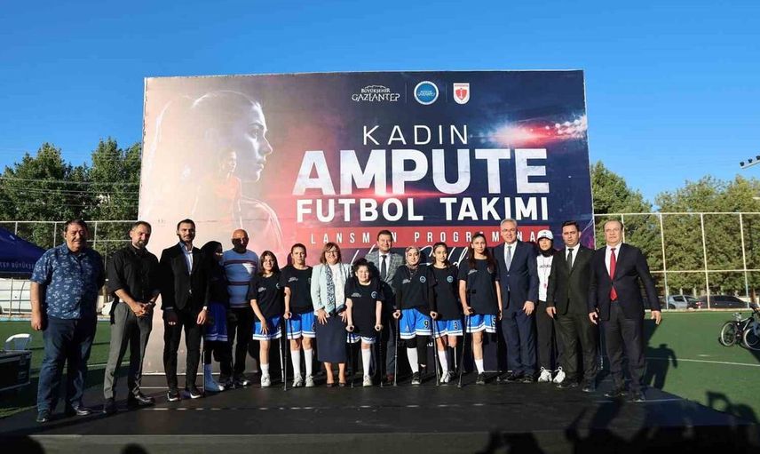 Gaziantep büyükşehir, kadın ampute futbol takımını kurarak engelsiz kent vizyonunu güçlendiriyor
