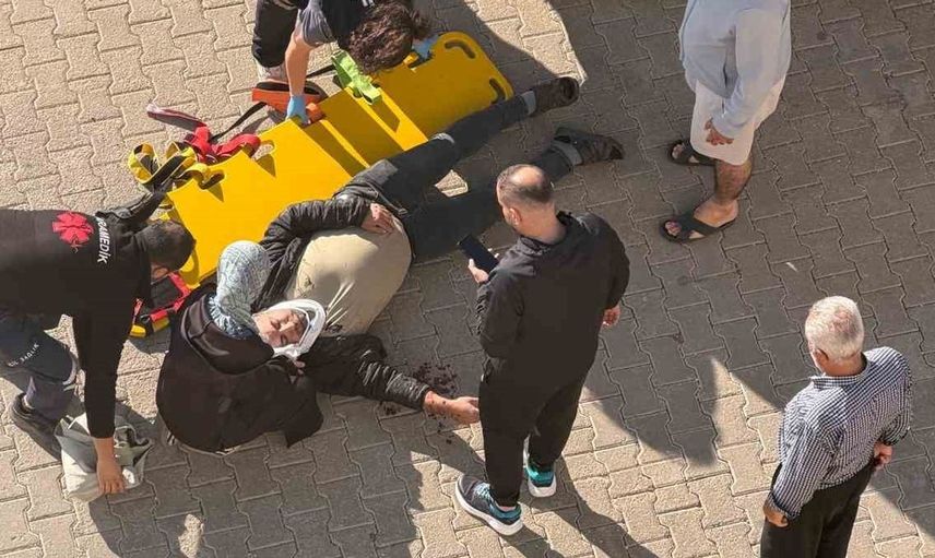 Adıyaman'da otomobilin çarptığı yaya hastaneye kaldırıldı