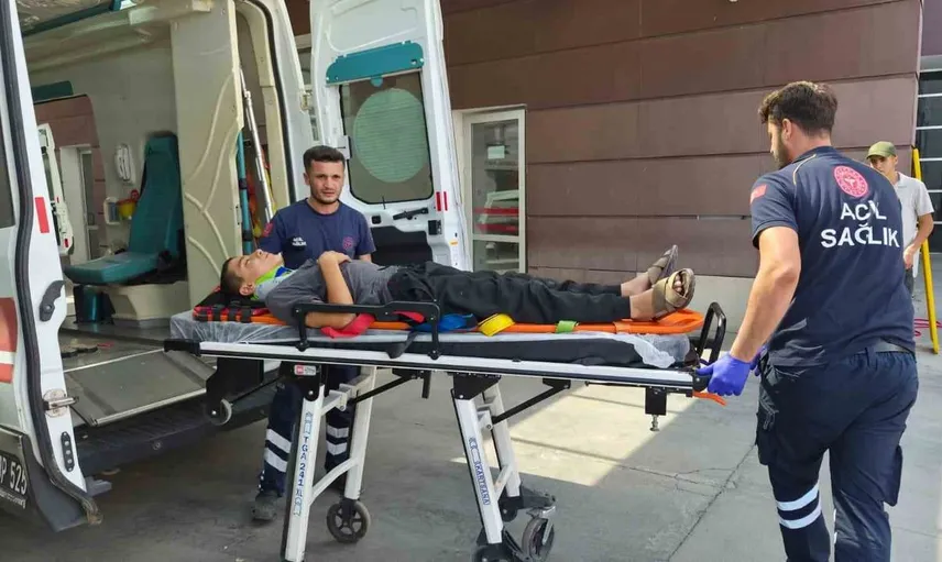 Adıyaman'da bisiklet kazasında iki kişi yaralandı