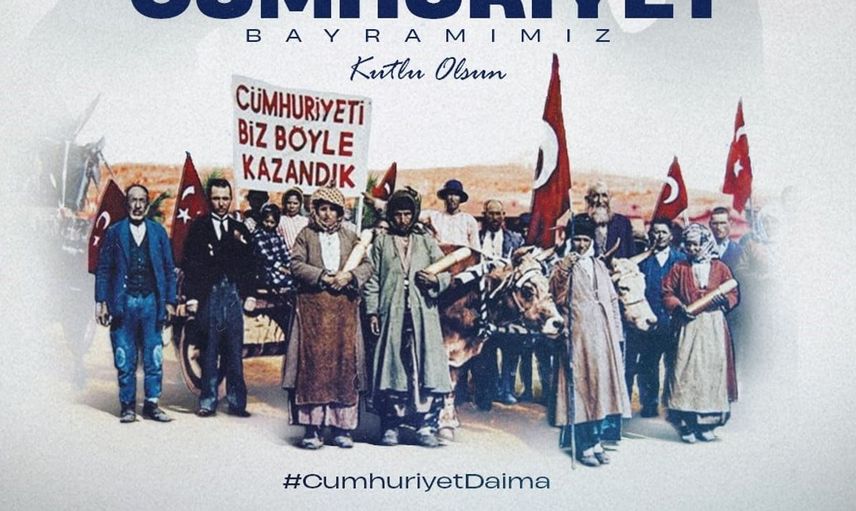 Spor camiasında Cumhuriyet Bayramı coşkusu: Birlik mesajları yayımlandı