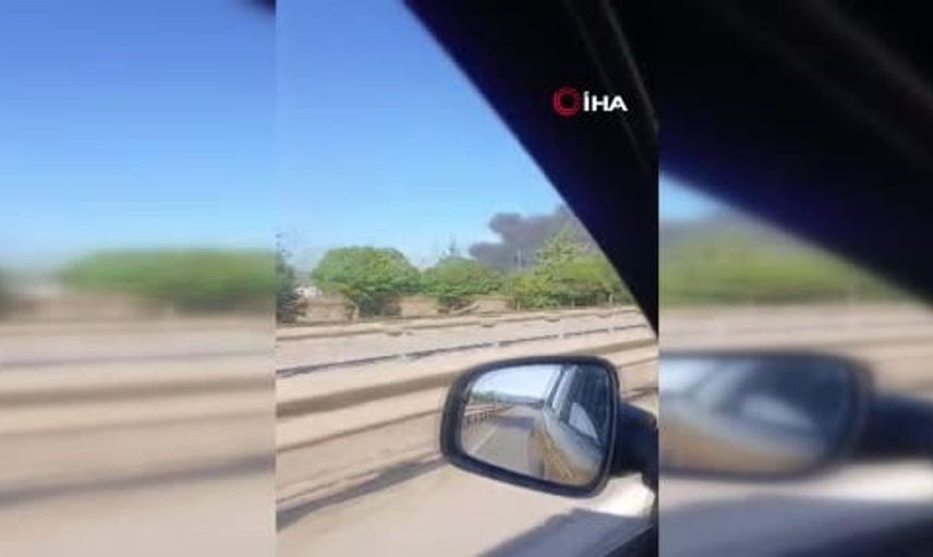 Bursa'da soğuk hava deposunda yangın: siyah dumanlar şehri kapladı
