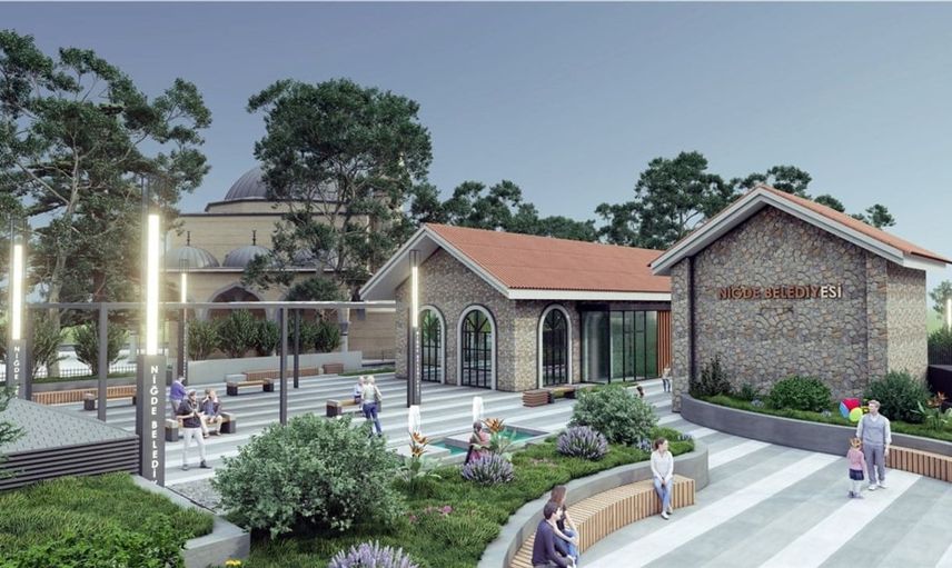Niğde'de yeni otopark projesi için temel atılıyor